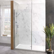Eastbrook Valliant Walk - In Wetroom Shower Screen Front Panel with Round Pole & Hand Hold 1000mm - 58.833 - TAP 'N' SHOWER