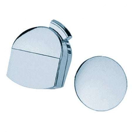 Hansgrohe Exafill Finish Set bath filler and waste overflow set in polished stainless steel with sleek modern design