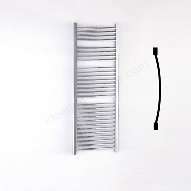 Oakham Towel Rail Curved Tubes 1420mm X 500mm Chrome