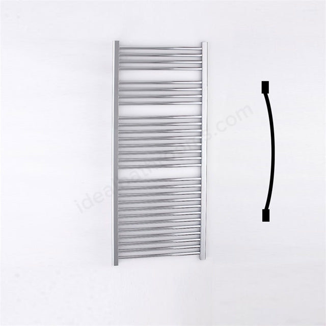 Oakham Towel Rail Curved Tubes 1700mm X 600mm Chrome