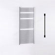 Oakham Towel Rail Straight Tubes 1430mm X 600mm Chrome