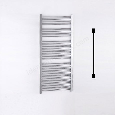 Oakham Towel Rail Straight Tubes 1430mm X 600mm Chrome
