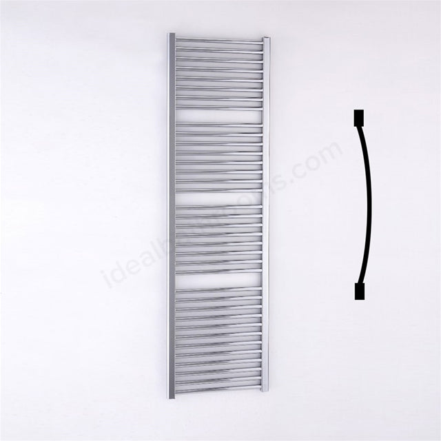 Oakham Towel Rail Curved Tubes 1700mm X 500mm Chrome