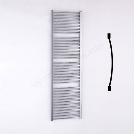 Oakham Towel Rail Curved Tubes 1700mm X 500mm Chrome