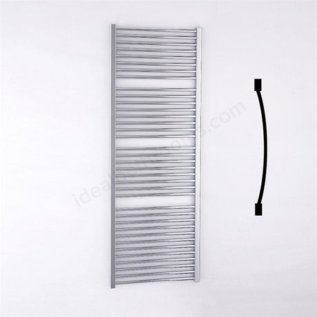 Oakham Towel Rail Curved Tubes 1700mm X 600mm Chrome