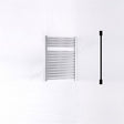 Oakham Towel Rail Straight Tubes 690mm X 500mm Chrome