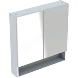 Geberit Selnova Square 2 Doors Mirror Cabinet 788mm - White - 501.268.00.1 - TAP 'N' SHOWER