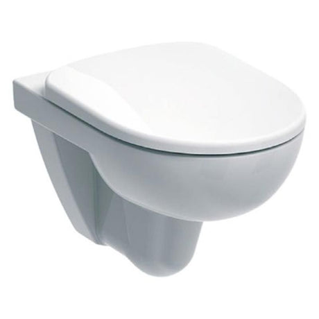 Geberit Selnova Wall Hung Pan With Seat and Cover - White - 501.752.00.1 - TAP 'N' SHOWER
