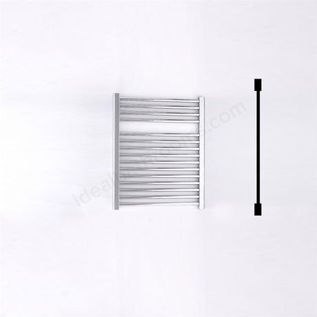 Oakham Towel Rail Straight Tubes 690mm X 600mm Chrome