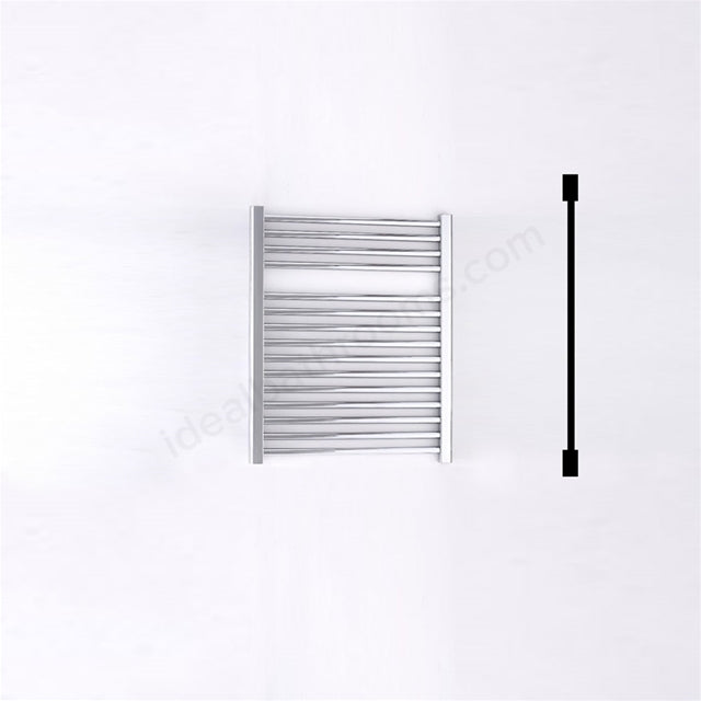 Oakham Towel Rail Straight Tubes 690mm X 600mm Chrome