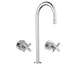 JTP Solex Deck Mounted Spout with Concealed Stop Valves - Chrome - 60893