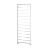 Eastbrook Ryton Straight Framed Designer Towel Radiator 1600mm x 600mm - Matt White - 61.0007 - TAP 'N' SHOWER