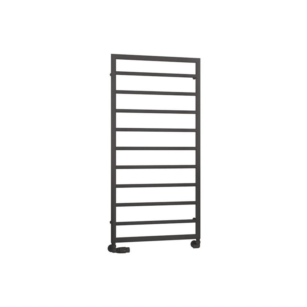 Eastbrook Kenilworth Straight Framed Designer Towel Radiator 1200mm x 600mm - Matt Anthracite - 61.0029 - TAP 'N' SHOWER