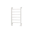 Eastbrook Loxley Square Straight Designer Towel Radiator 800mm x 500mm - Matt White - 61.0038 - TAP 'N' SHOWER