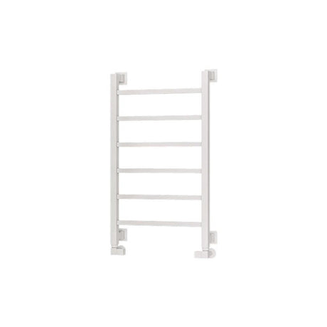 Eastbrook Loxley Square Straight Designer Towel Radiator 800mm x 500mm - Matt White - 61.0038 - TAP 'N' SHOWER