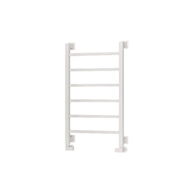Eastbrook Loxley Square Straight Designer Towel Radiator 800mm x 500mm - Matt White - 61.0038 - TAP 'N' SHOWER