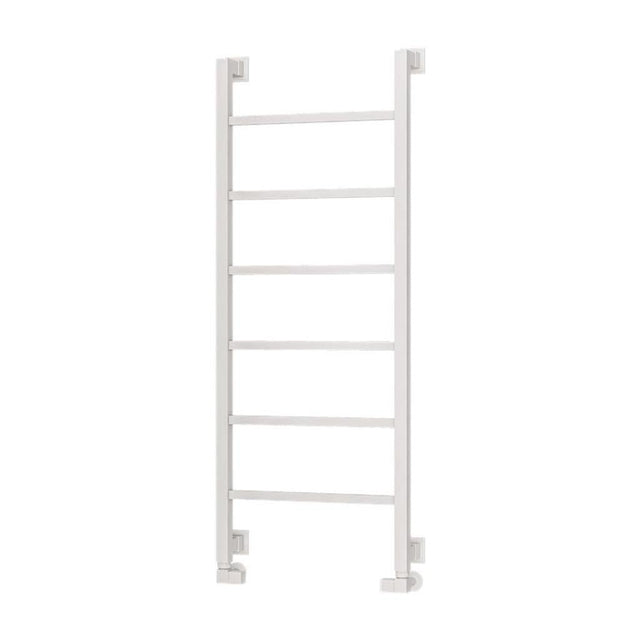 Eastbrook Loxley Square Straight Designer Towel Radiator 1200mm x 500mm - Matt White - 61.0040 - TAP 'N' SHOWER