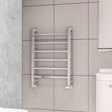Eastbrook Loxley Square Straight Designer Towel Radiator 800mm x 600mm - Chrome - 61.0047 - TAP 'N' SHOWER
