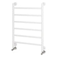 Eastbrook Eshton Straight Designer Towel Radiator 800mm x 600mm - Matt White - 61.0051 - TAP 'N' SHOWER