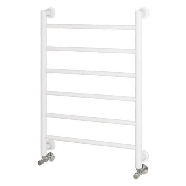 Eastbrook Eshton Straight Designer Towel Radiator 800mm x 600mm - Matt White - 61.0051 - TAP 'N' SHOWER