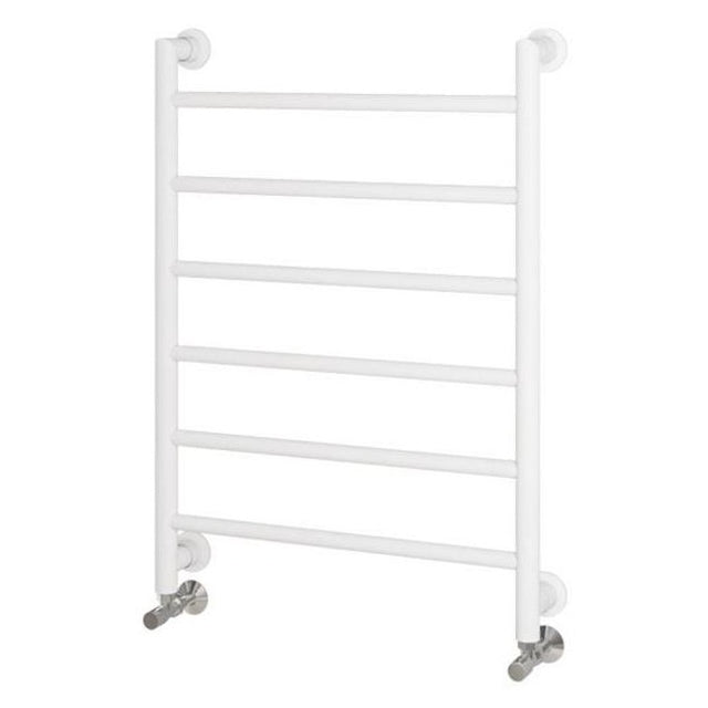 Eastbrook Eshton Straight Designer Towel Radiator 800mm x 600mm - Matt White - 61.0051 - TAP 'N' SHOWER