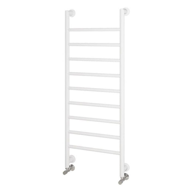 Eastbrook Eshton Straight Designer Towel Radiator 1200mm x 500mm - Matt White - 610052 - TAP 'N' SHOWER