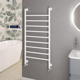 Eastbrook Eshton Straight Designer Towel Radiator 1200mm x 600mm - Matt White - 61.0053 - TAP 'N' SHOWER