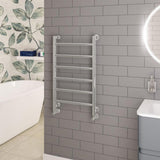 Eastbrook Eshton Straight Designer Towel Radiator 800mm x 500mm - Chrome - 61.0058 - TAP 'N' SHOWER