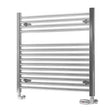 Eastbrook Biava 688mm x 750mm HV Straight Ladder Towel Radiator - Chrome - 61.0077 - TAP 'N' SHOWER