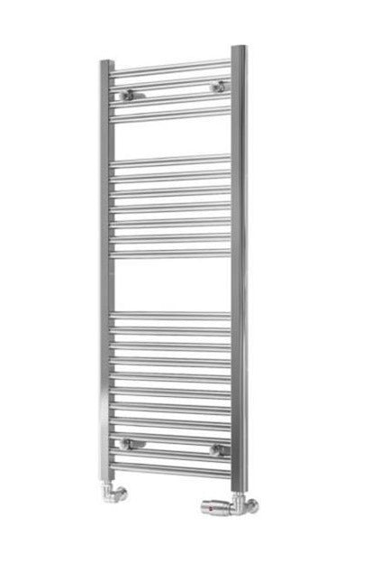 Eastbrook Biava HV Straight Ladder Towel Radiator 1118mm x 450mm - Chrome - 61.0078 - TAP 'N' SHOWER