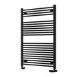 Eastbrook Biava Hidden Vent Straight Multirail Towel Radiator 750mm x 1118mm - Matt Black - 61.0110 - TAP 'N' SHOWER