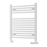 Eastbrook Biava 688mm x 600mm HV Straight Ladder Towel Radiator - Matt White - 610116 - TAP 'N' SHOWER