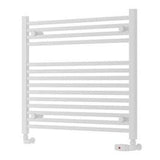Eastbrook Biava 688mm x 750mm HV Straight Ladder Towel Radiator - Matt White - 61.0117 - TAP 'N' SHOWER