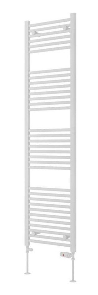 Eastbrook Biava HV Straight Ladder Towel Radiator 1720mm x 450mm - Matt White - 61.0121 - TAP 'N' SHOWER