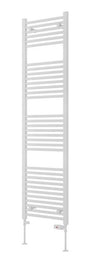 Eastbrook Biava HV Straight Ladder Towel Radiator 1720mm x 450mm - Matt White - 61.0121 - TAP 'N' SHOWER