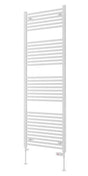 Eastbrook Biava HV Straight Ladder Towel Radiator 1720mm x 600mm - Matt White - 61.0122 - TAP 'N' SHOWER
