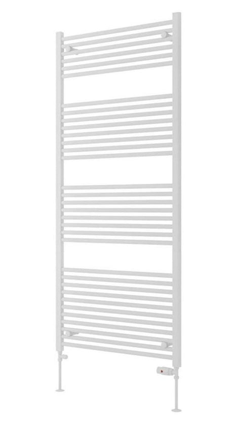 Eastbrook Biava HV Straight Ladder Towel Radiator 1720mm x 750mm - Matt White - 61.0123 - TAP 'N' SHOWER