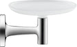 Duravit Starck T Wall Mounted Glass Soap Dish 140 x 119 x 66mm - Chrome - 0099331000 - TAP 'N' SHOWER