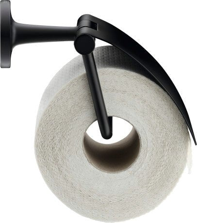 Duravit Starck T Wall Mounted Toilet Paper Holder 125 x 83 x 131mm - Matt Black - 0099404600 - TAP 'N' SHOWER