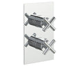 JTP Solex 2 Outlet Thermostat  - Chrome - 16671A