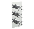 JTP Solex 3 Outlet Thermostat - Chrome - 16691A