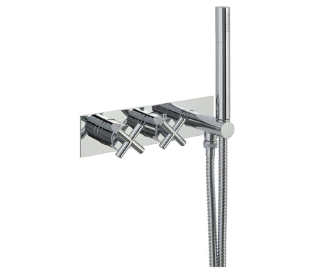 JTP Solex 2 Outlet Thermostat - Chrome - 65868