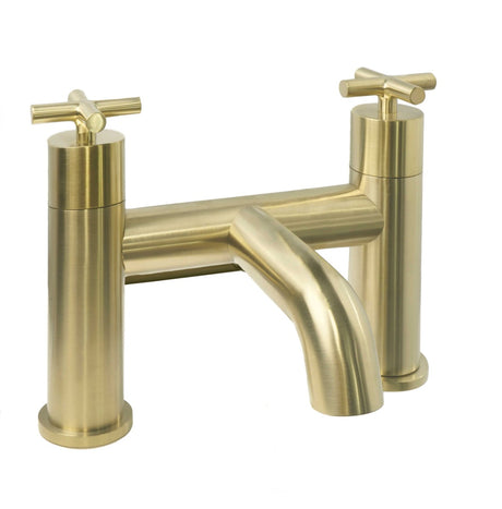 JTP Solex Deck Mounted Bath Filler - Brushed Brass - 66223BBR