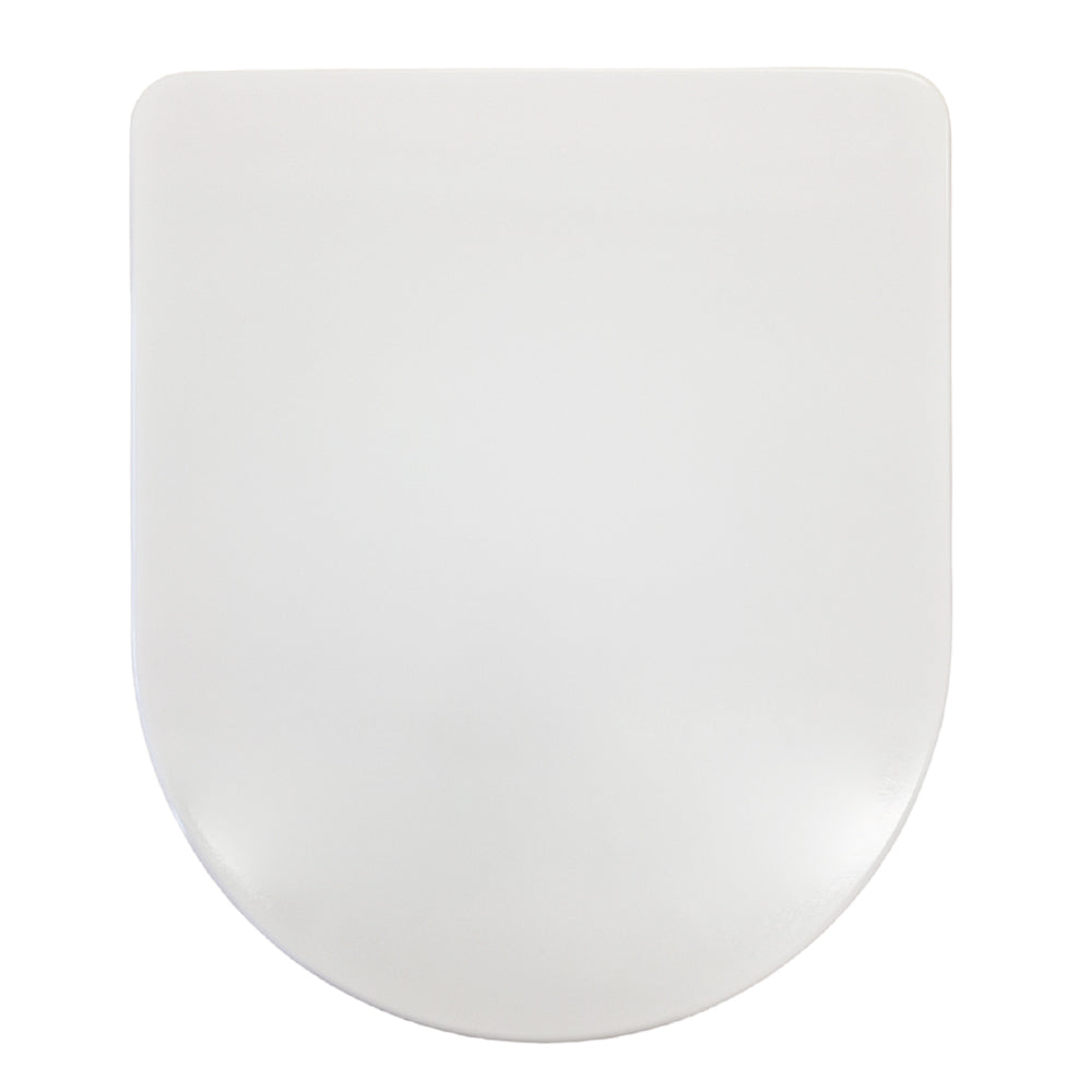 RAK-Resort Mini Soft Close Quick Release Wrap Over Toilet Seat and Cover - White - RAKSEAT006