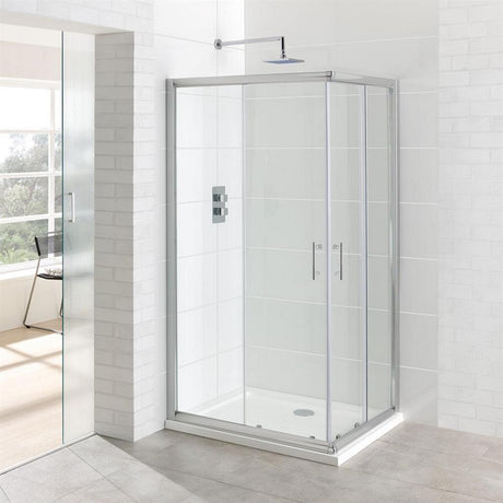 Eastbrook Vantage Reversible Corner Entry Shower Enclosure 900mm x 800mm - 69.0124 - TAP 'N' SHOWER