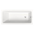 Duravit No.1 Single Ended Rectangular Bath 700mm x 1500mm - White - 700487000000000 - TAP 'N' SHOWER