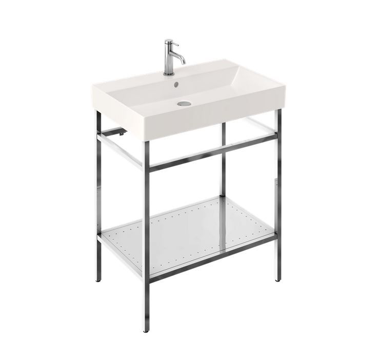 Britton Frame Stand For Basin 700mm - Polished Stainless steel - FRAME102