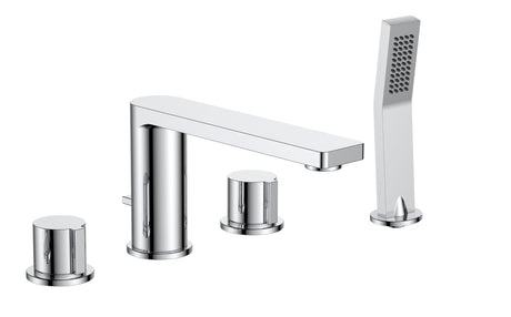 JTP Hugo 4 Hole Bath Shower Mixer with Kit - Chrome - 712277