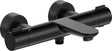 Duravit Wave Dual Handle Bathtub Thermostat For Exposed Installation - Matt Black - WA5220000046