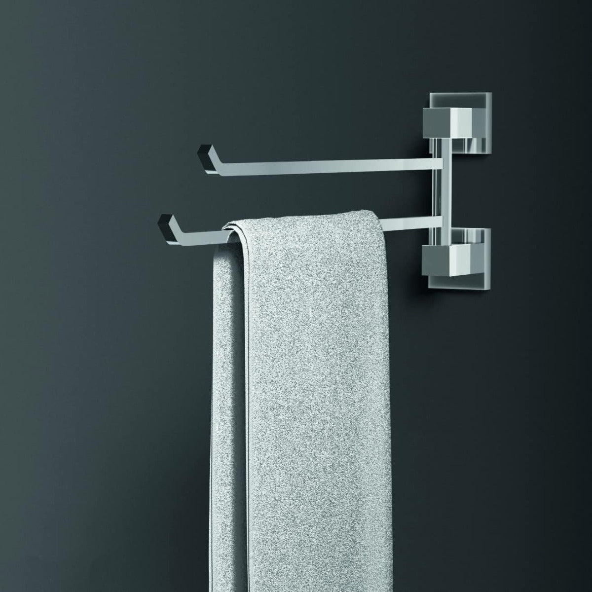 Ideal Standard IOM Square Double Towel Bar - Chrome - E2200AA - TAP 'N' SHOWER